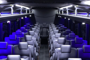 Fremont Charter Bus Interior